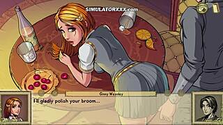 Scena#3 za Posnetek: Get some hot 3D action with Ginger Magic Bean's an...