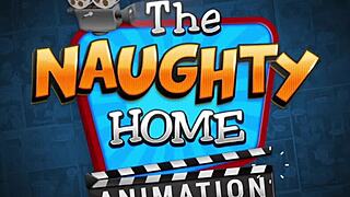 סצינה#2 לסרטון: Steamy animated encounter with a sultry maid and h...