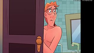 סצינה#6 לסרטון: Steamy animated encounter with a sultry maid and h...