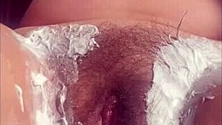 Pemandangan#2 untuk video: Intimate view of a dripping wet vagina reaching a ...