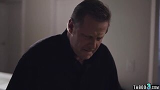 장면#2 동영상을 위해: Old man consoles himself with young woman after th...