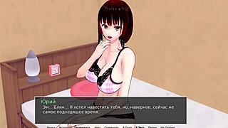 Сцена#3 za video: Tutoring session turns into a hot and steamy exper...