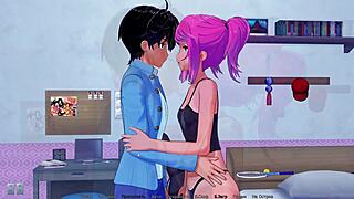 Сцена#4 za video: Tutoring session turns into a hot and steamy exper...