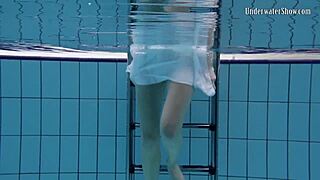 Scéna#1 pro video: Andrejka performs amazing stunts under the water