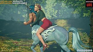 Scenă#5 pentru Clip: Interactive 3D game with a busty teacher and POV a...