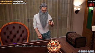 Scenă#8 pentru Clip: Interactive 3D game with a busty teacher and POV a...