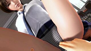 シーン#5 ビデオの: Erotic 3D encounter between a lustful college stud...